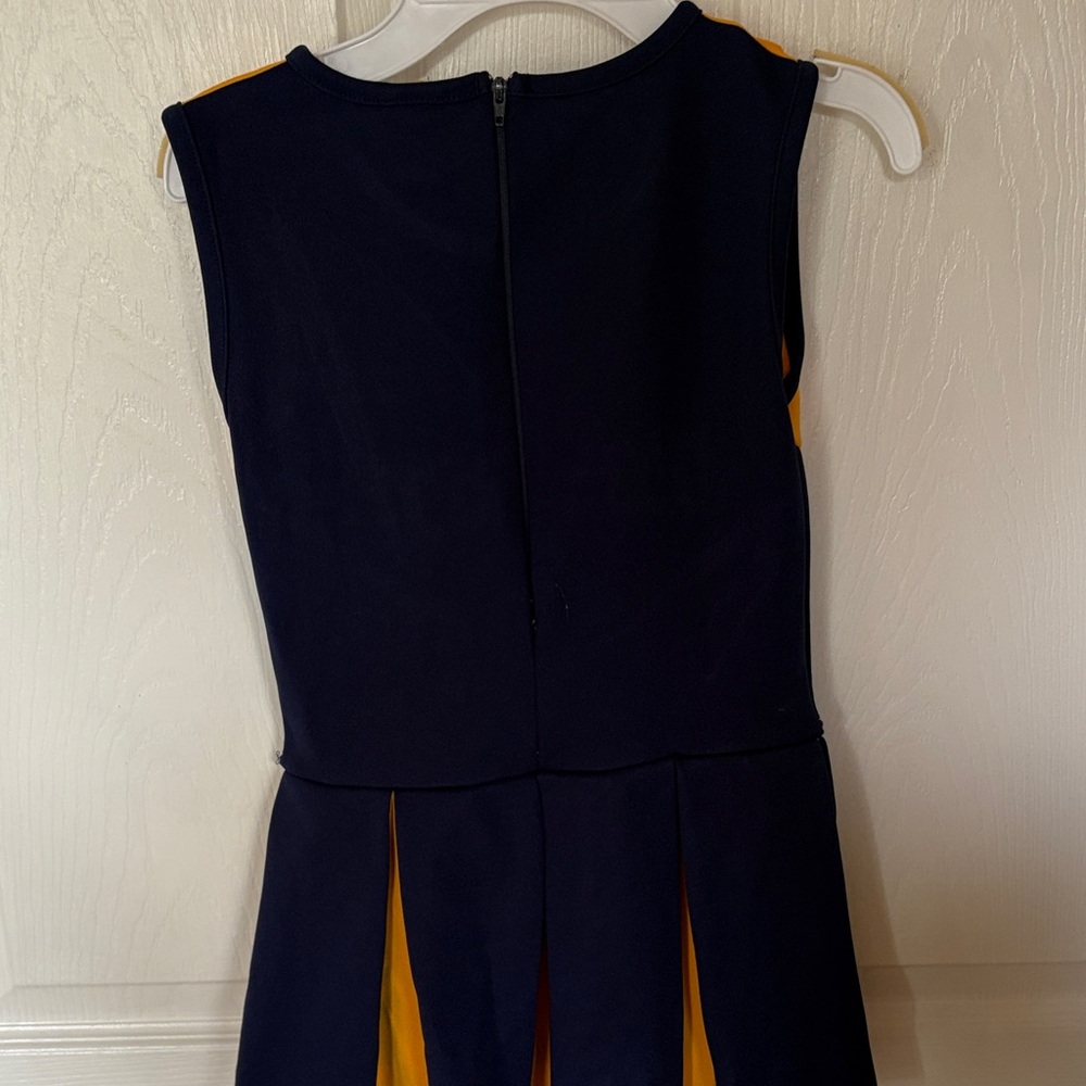 ETSU Girls' Navy and Gold Cheer Dress - Picture 3 of 5
